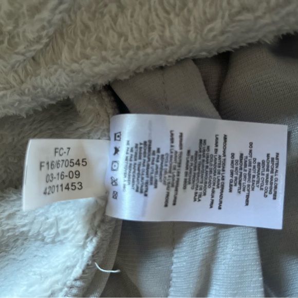 Free Country NWT Stone Grey with Purple Trim Pullover 1/4 Zip Size Large - Picture 5 of 8